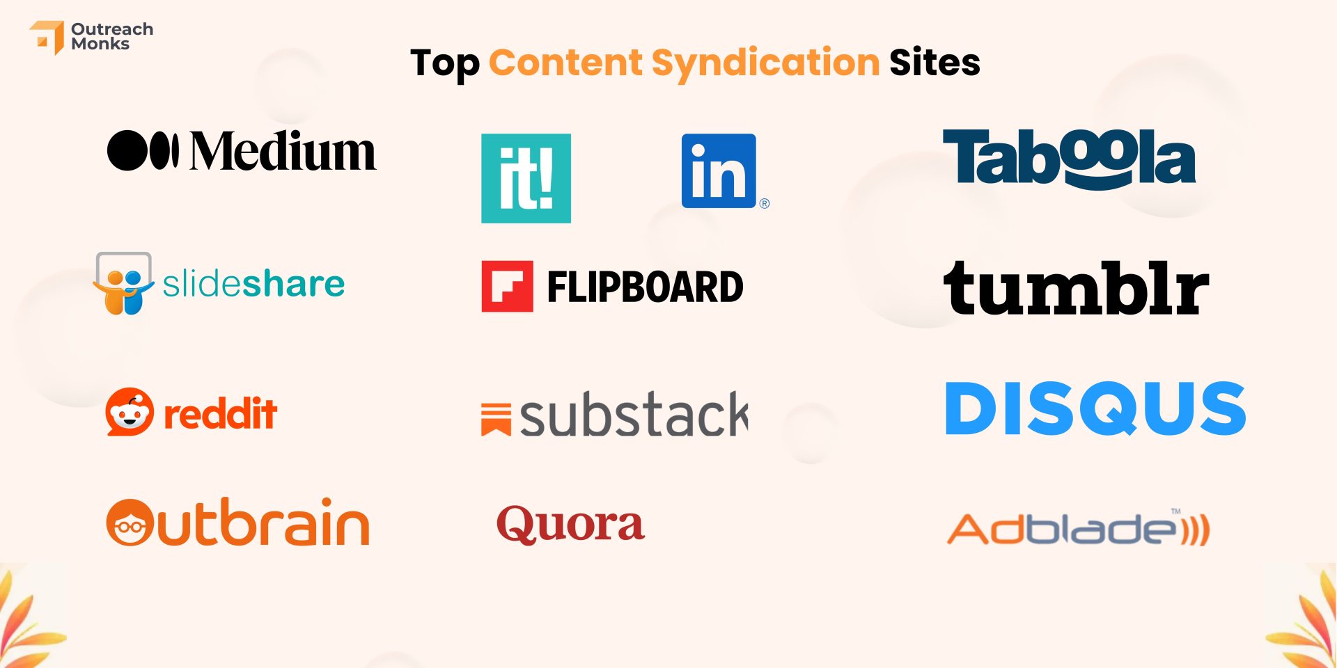 Top Content Syndication Sites