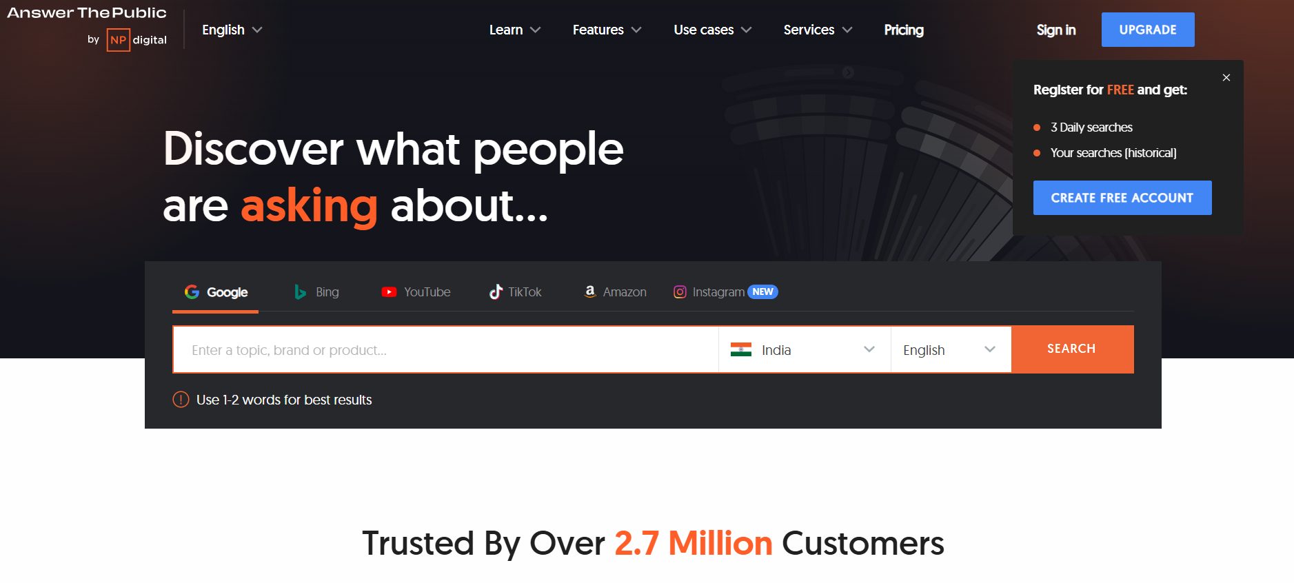 AnswerThePublic Tool