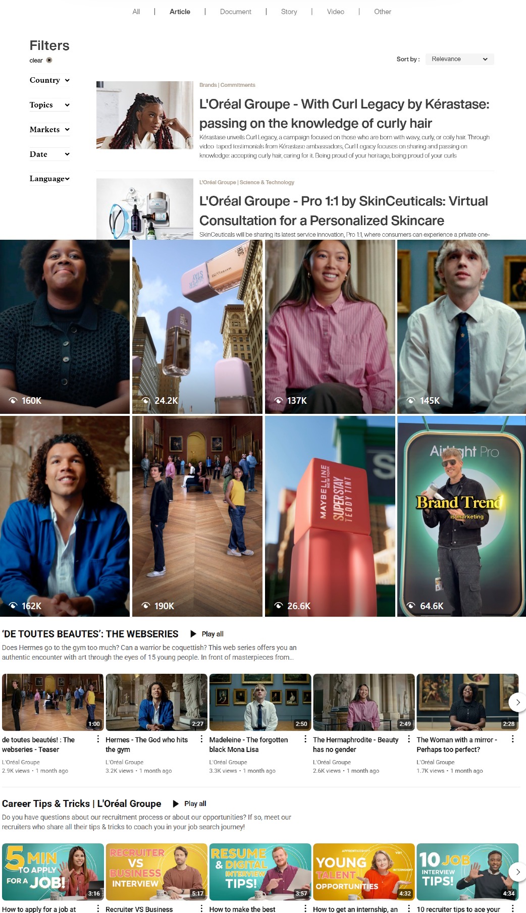 loreal Content Marketing