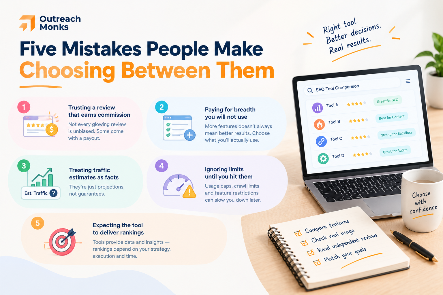 5 Mistakes to Avoid when choosing between Semrush and Ahrefs