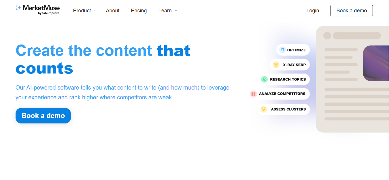 MarketMuse SEO content tool blog image