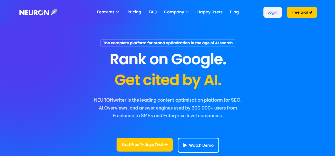 Neuronwriter Content tool blog image