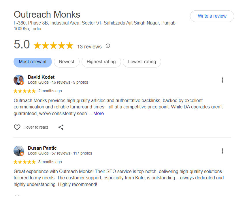 Google Review