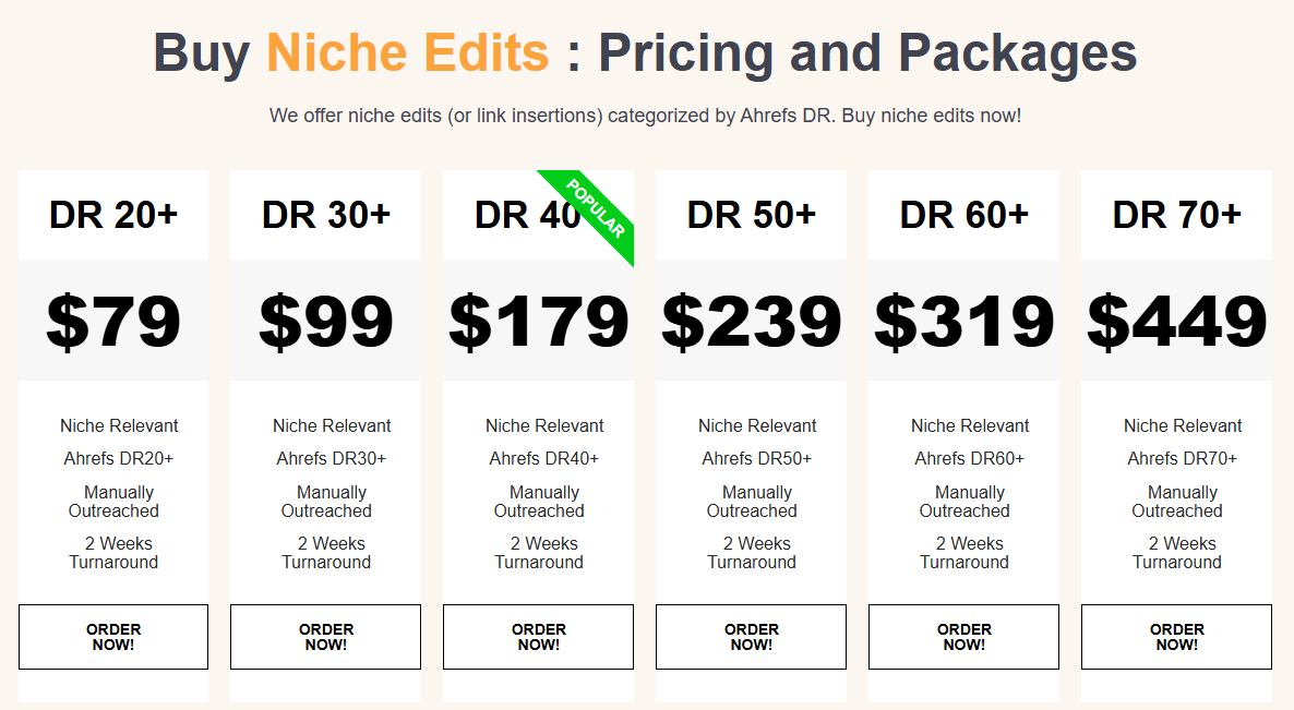 Outreach Monks Link Insertion Services