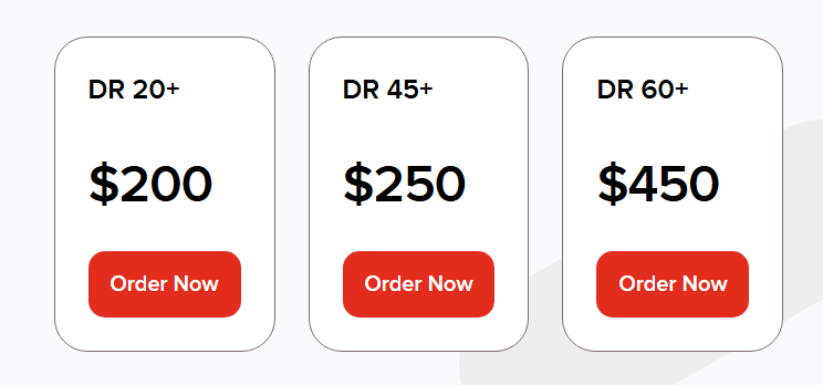 The HOTH Link Insertion Pricing