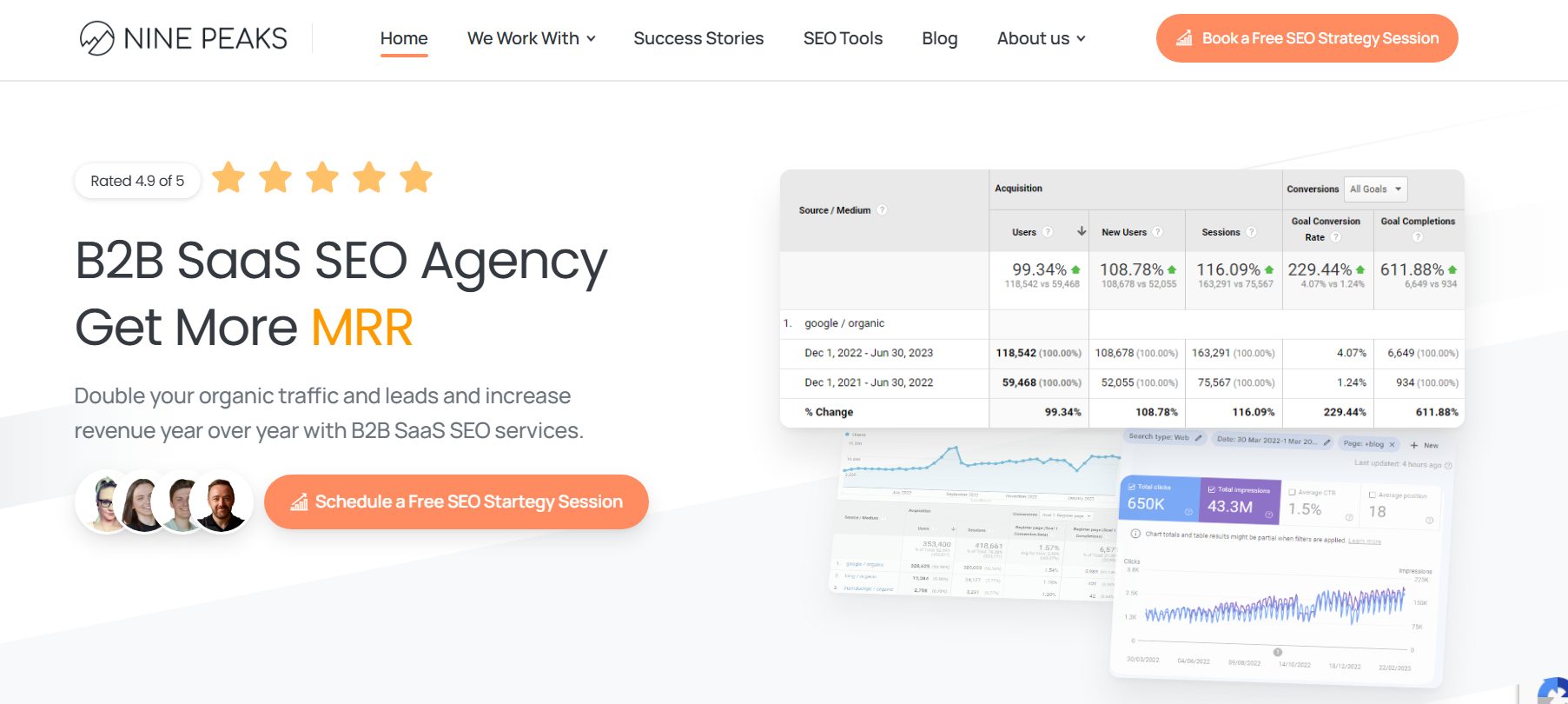 Nine Peaks Media AI SEO Agencies