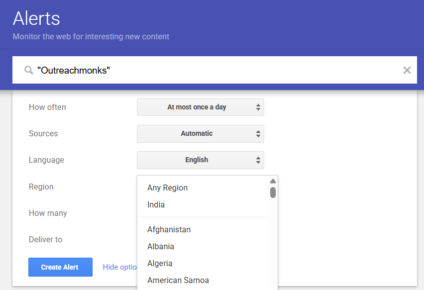 Step 5 Choose language and region