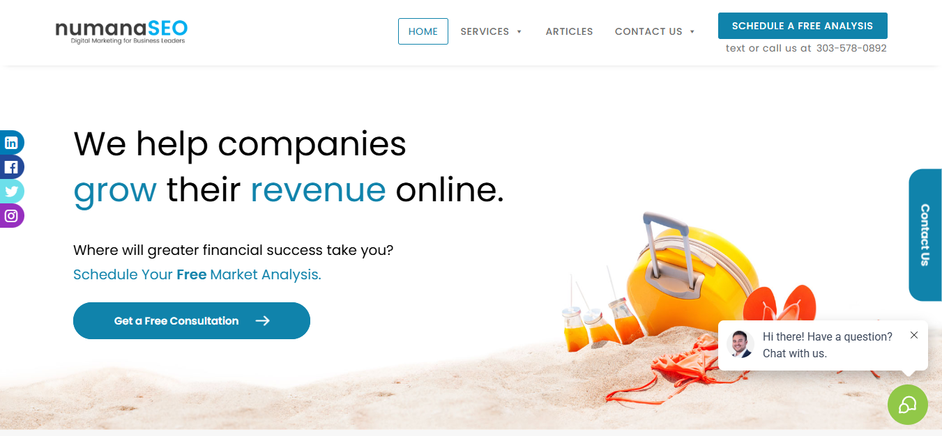 Numana SEO blog banner image