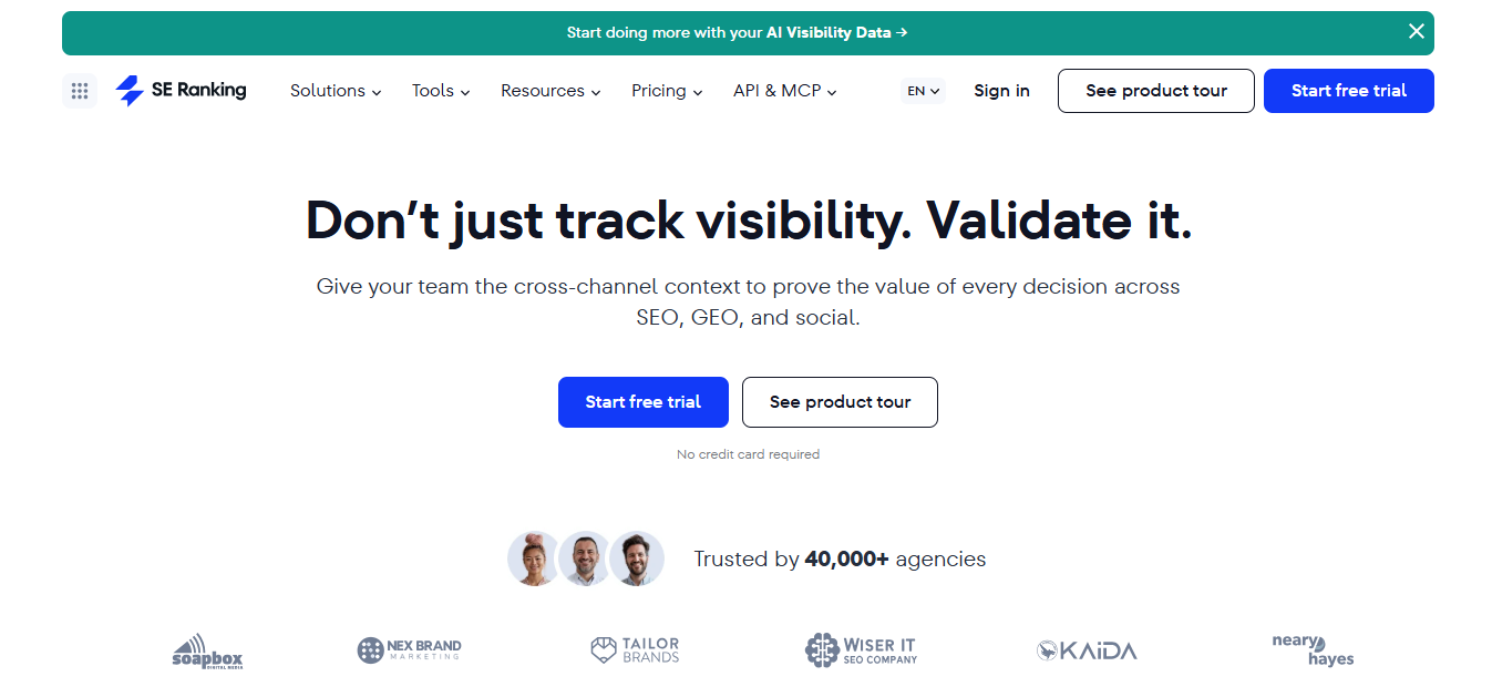 SE Ranking SEO tool blog image
