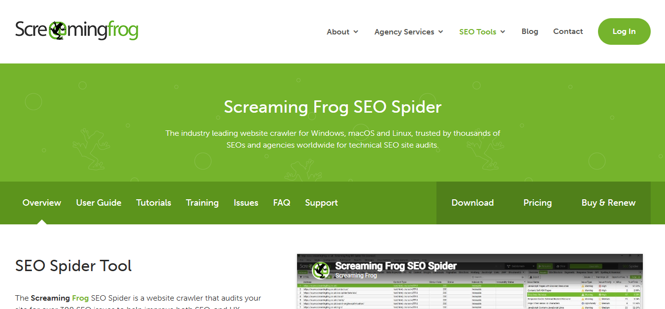 Screaming frog SEO tool blog image