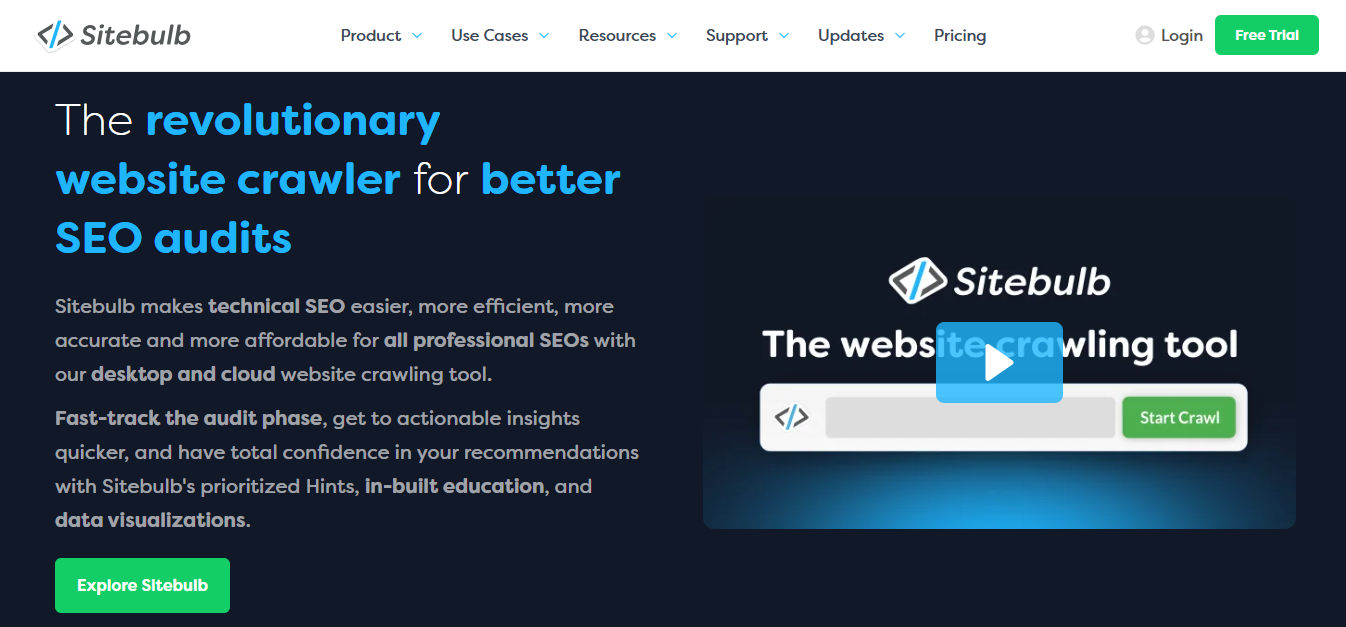 Sitebulb SEO tool blog image