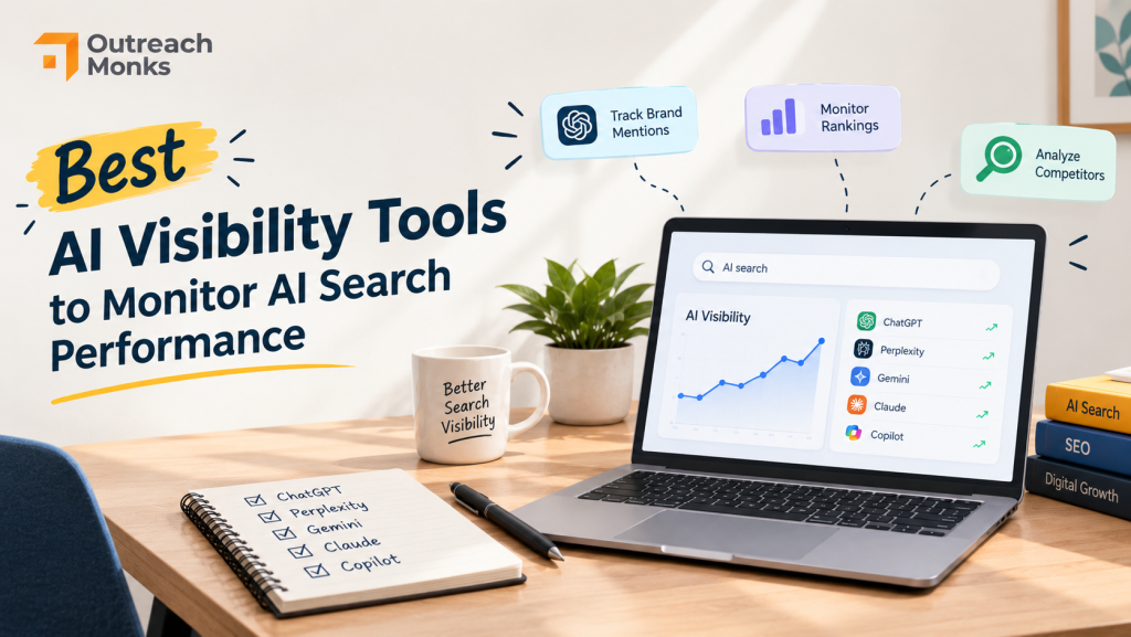 Best AI Visibility Tools to Monitor AI Search Performance blog banner